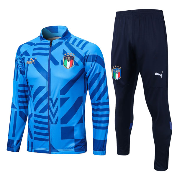 Trainingsanzüge Italien 2022-2023 Blau Schwarz